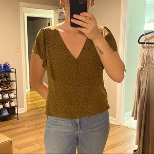 100% silk Madewell blouse - size 12